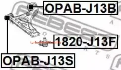 ����������� ��������� ������� ������, ��� ����/��� Febest Opabj13B OPABJ13B ����