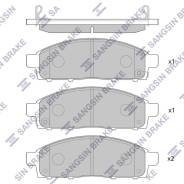   Mitsubishi L200 05- SP1361 Sangsin SP1361 SP1361 