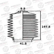 ������� ������� ����� BS0202 ��� Nissan ������������� Avantech ����� 48203-53Y01 48203-53Y25 RP-2076 07-783 ������ 41.5-9.5-147.5 ����� � ������� � ��...