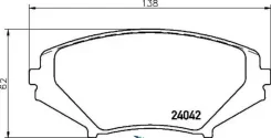������� ��������� Mazda RX 8 03-12 2.6 �����. Brembo P49034 P49034 ����