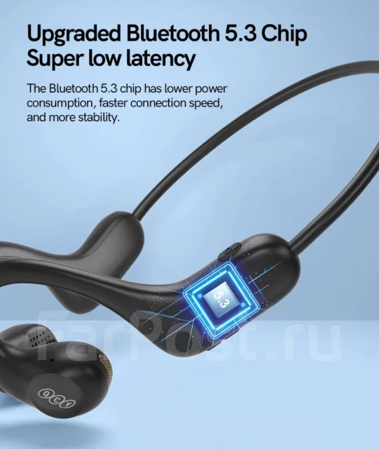 Беспроводные наушники Xiaomi QCY Crossky Link (T22) ENC IPX6 APP Black ...