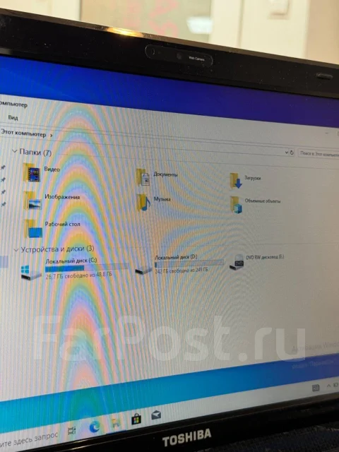 Toshiba Satellite L655. 15.6", 2,4����, ��� 4 ��, ���� 320���, WiFi: 1, Bluetooth: 1 ����