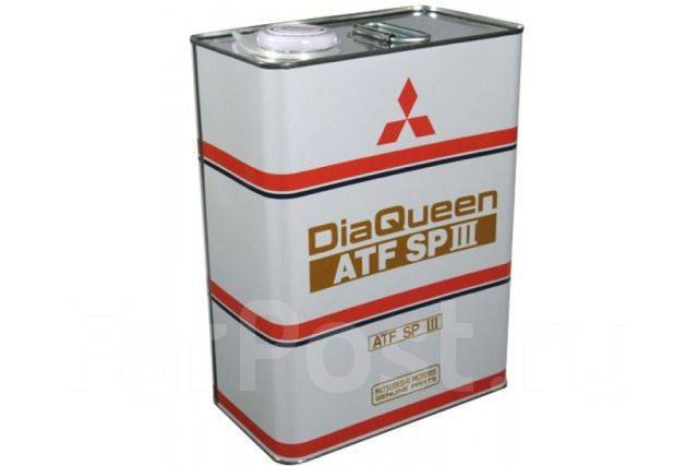 Жидкость для АКПП Mitsubishi ATF-SP3 SP-III 4 л (4024610), 4,00 л. в ...