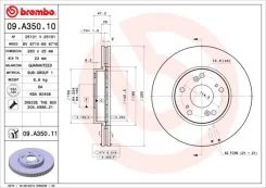 09. A350.11_���� ���� 09a35011 Brembo 09A35011 ����