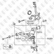 ����� �������� Toyota Land Cruiser Prado 150 09-/Lexus GX 09- FQ1105R FQ1105R ����