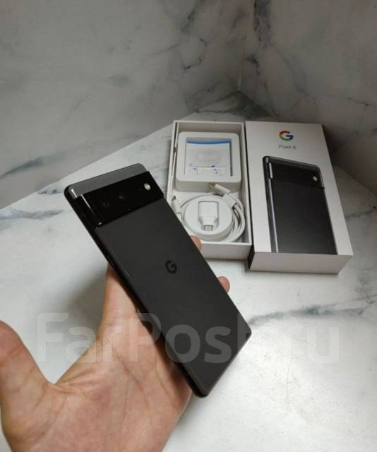 Google pixel 6 128 GB 8 GB оперативной памяти, 6.40", черный, новый, в ...