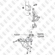 ����� �������� Toyota: RAV4 05-, Geely: Atlas NL3 18- FQ0890L FQ0890L ����