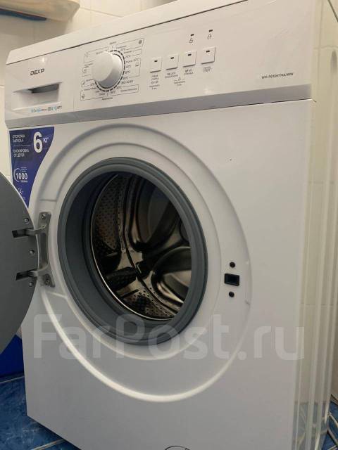Стиральная машинка, Dexp, 6,0 кг, новый, в наличии. Цена: 18 000₽ во ...