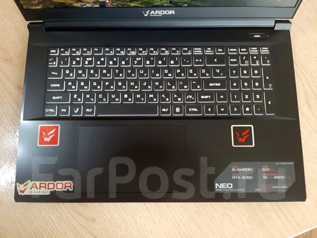 Ardor Neo G17. 17.3", ��� 16 ��, ���� 512���, WiFi: 1, Bluetooth: 1 ����