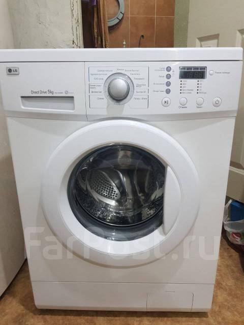 Стиральная машина LG Direct Drive на 5 кг, LG, 5,0 кг, б/у, в наличии ...