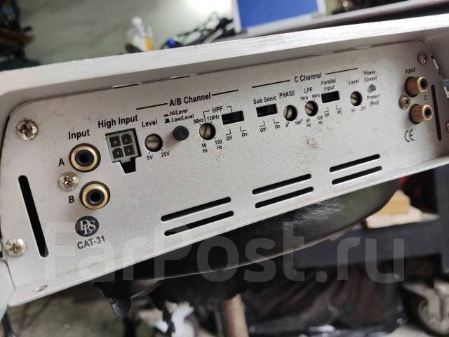 Автомобильный усилитель звука 24v (вольта) DLS CAT31, 3 канала, 3 ...