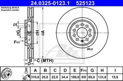 ���� ���� audi tt/vw 24032501231 ATE 24032501231 ����