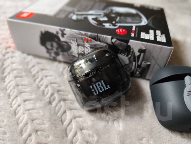 Наушники TWS JBL Tune FLEX прозрачный/черный, новый, в наличии. Цена: 7 ...