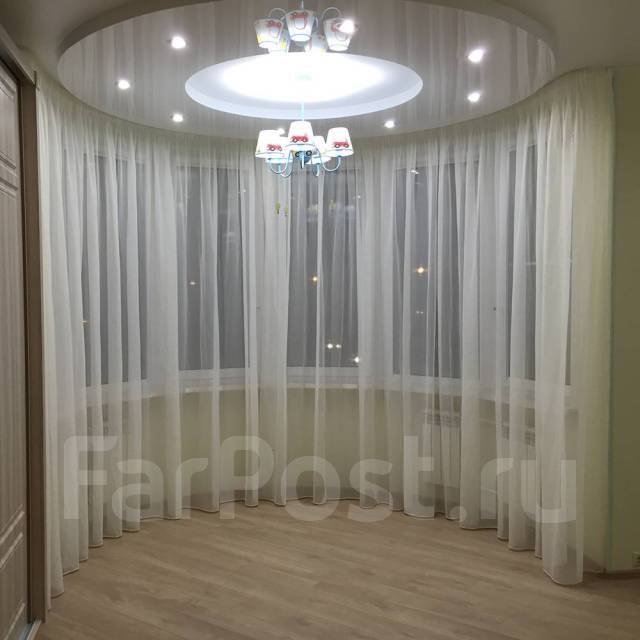 Гибкая гардина (карниз для штор) 5м с крючками и креплениями, новый, в ...