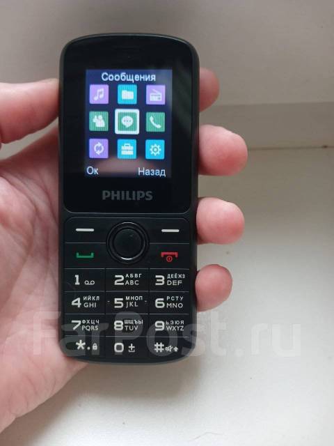 Philips Xenium E2101 кнопочный БЕЗ Камеры для связи, до 8 гб, 1.77 ...