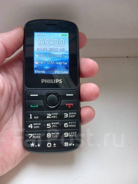 Philips Xenium E2101 кнопочный БЕЗ Камеры для связи, до 8 гб, 1.77 ...