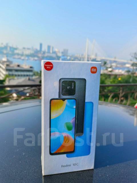 Смартфон Xiaomi Redmi 10C 3/64 NFC Black, 64 гб, 6.71", моноблок ...