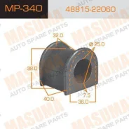 ������ ������������� MP-340 ��� Toyota ������������� Masuma ����� 48815-22060 MP-340 1-01-804 ������ 25 ����� � ������� � ��������. ����������� �� ���...