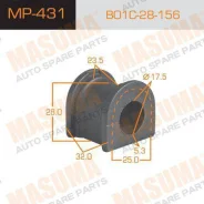 ������ ������������� MP-431 ��� Mazda ������������� Masuma ����� B01C-28-156 MP-431 4-01-1123 ������ 17.5 ����� � ������� � ��������. ����������� �� �...