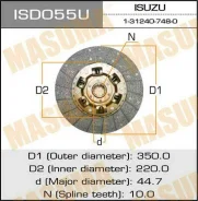 ���� ��������� ISD055U ��� Isuzu ������������� Masuma ����� 1-31240-611-0 1-31240-617-0 1-31240-672-0 1-31240-710-1 ISD055U ������ 350-220-10-44.8 ���...