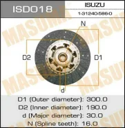 ���� ��������� ISD018 ��� Isuzu ������������� Masuma ����� 1-31240-032-1 1-31240-069-0 1-31240-141-0 1-31240-586-0 ISD018 ������ 300-190-16-30 ����� �...