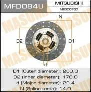 ���� ��������� MFD084U ��� Mitsubishi ������������� Masuma ����� ME500703 ME500704 ME500706 ME500707 ME500917 MFD084U ������ 260-170-14-29.4 ����� � �...