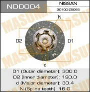 ���� ��������� NDD004 ��� Nissan ������������� Masuma ����� 30100-Z5065 30100-Z5114 30100-Z5160 30100-Z5164 30100-Z5 NDD004 ������ 300-190-16-30.4 ���...