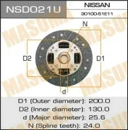 ���� ��������� NSD021U ��� Nissan ������������� Masuma ����� 30100-05E05 30100-05E06 30100-0C412 30100-18L60 30100-36E60 NSD021U ������ 200-130-24-25....