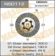 ���� ��������� NSD112 ��� Nissan ������������� Masuma ����� 30100-06D01 30100-0T300 30100-0T301 NSD112 ������ 300-190-24-25.6 ����� � ������� � ������...