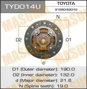 ���� ��������� TYD014U ��� Toyota ������������� Exedy ������ 31250-10050 31250-12050 31250-12051 31250-12052 31250-1205331250-10050 31250-12054 31250...
