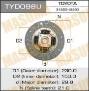 ���� ��������� TYD098U ��� Toyota ������������� Masuma ����� 31250-12230 31250-12231 TYD098U ������ 230-150-21-29.8 ����� � ������� � ��������. ������...