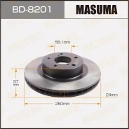 ���� ��������� BD-8201 ��� Subaru �������� ������������� Masuma ����� 26300-AE090 26310-AA021 26310-AA031 26300-AE040 GR-02201 ST-26310-AA021 BN-1912...