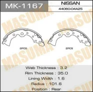 ������� ��������� ���������� MK-1167 ��� Nissan Lucino S-RV FNN15 GA15DE ������ ������������� Masuma ����� 44060-04A00 44060-04A25 44060-25Y25 44060-4...