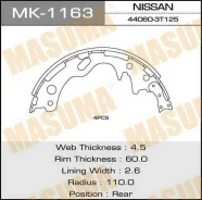 ������� ��������� ���������� MK-1163 ��� Nissan ������ ������������� Masuma ����� 5-86106-389-0 44060-10W25 44060-3T125 44060-3T126 44060-5T62 K-1163...