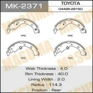 ������� ��������� ���������� MK-2371 ��� Toyota ISIS ZNM10 1ZZFE NOAH AZR60G 1Azfse NOAH ZRR70G 3ZRFE ������ ������������� Masuma ����� 04495-28151 04...