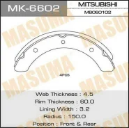 ������� ��������� ���������� MK-6602 ��� Mitsubishi ������ ������������� Masuma ����� MB060102 MB060102Y MB060206 MB060206Y MB060221 MB060236 MB060236...