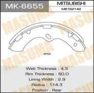 ������� ��������� ���������� MK-6655 ��� Mitsubishi ������ ������������� Masuma ����� MB16142 MB162142 MB162142Y MC894596 MZ981096 K-6655 ����� � ����...