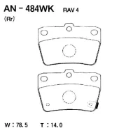 ������� ��������� �������� AN-484WK ��� Toyota ������ ������������� NWK ����� 04466-YZZD3 04466-42010 04466-42050 04466-42030 04466-42040 04466-42020...