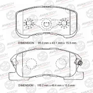 ������� ��������� �������� AV1021 ��� Toyota Daihatsu �������� ������������� Avantech ����� 04491-97201-000 04491-97205 04491-97205-000 04491-97401-00...