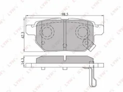 ������� ��������� �������� BD-7543 ��� Toyota ������ ������������� Lynxauto ������ 04466-12140 04466-12150 04466-02260 04466-02270 04466-47020 04466-4...