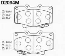 ������� ��������� �������� D-2094MH ��� Toyota �������� ������������� MK Kashiyama ������ 04465-35280 04465-Yzzdh 04465-60110 04465-YZZ53 D-2094 AN-33...