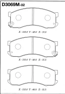 ������� ��������� �������� D-3069M ��� Mazda �������� ������������� FBK ����� LAZ2-33-28ZB LAY1-33-28ZE GN51-33-28Z LAY1-33-28ZC D-3069* AN-328 PF-530...