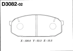 ������� ��������� �������� D-3082 ��� Mazda �������� ������������� FBK ����� B0Y1-33-23ZA B6Y8-33-23ZA B0Y1-33-28Z J0Y1-33-23ZA D-3082* AN-343 PF-5300...
