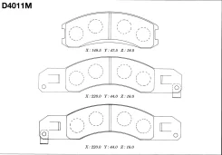 ������� ��������� �������� D-4011M ��� Isuzu �������� ������������� FBK ����� 8-94128-528-0 8-97224-873-0 D-4011 AN-362 PF-4287 ����� � ������� � ����...