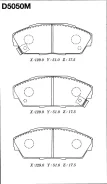 ������� ��������� �������� D-5050M ��� Honda �������� ������������� FBK ����� 45022-SD4-E00 45022-SH3-N32 45022-SG0-527 45022-SD4-528 D-5050* AN-274 P...
