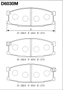 ������� ��������� �������� D-6030M ��� Mitsubishi �������� ������������� FBK ����� MC112191 MB295946 MC112191 MC112192 MC837977 D-6030 AN-300 AN-363 P...