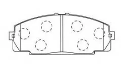 ������� ��������� �������� GP-02104 ��� Toyota �������� ������������� G-Brake ������ 04465-25040 04465-25060 04465-26090 04465-26260 04491-26100 04491...