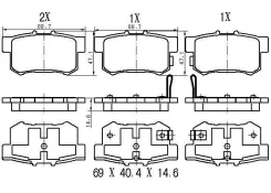 ������� ��������� �������� JBP-0252 ��� Nissan Honda Suzuki Mazda ������ ������������� JUST Drive ������ 04630-S2A-000 06430-S0A-J00 06430-S0K-J01 064...