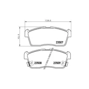 ������� ��������� �������� NP1023 ��� Suzuki �������� ������������� Nisshinbo ������ 04465-B1010 04465-B1110 04491-87227-000 D-9029 D-0045 AN-661 PF-9...