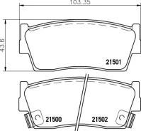 ������� ��������� �������� NP9007 ��� Nissan Suzuki ������ ������������� Nisshinbo ������ AY040-SU002 55200-60A40 55200-60A41 55200-62810 55200-62880...
